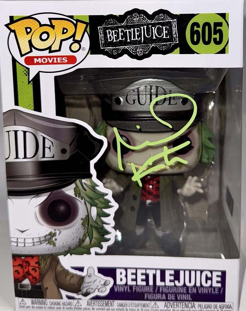 Michael Keaton Signed Funko Pop #605 "Beetlejuice" - Celebrity Authentics